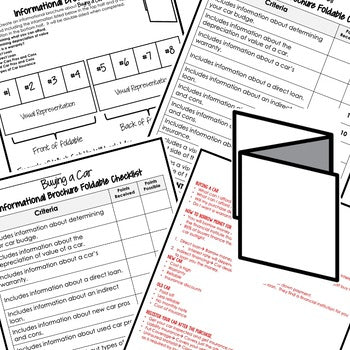 Buying a Car Foldable | Personal Finance Activity | Financial Literacy - preview 2