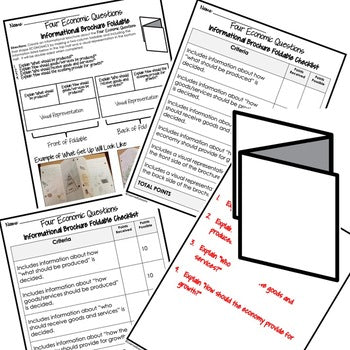 Four Factors of Production Activity Foldable, Economics Curriculum - preview 2