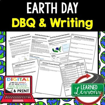 Earth Day DBQ and Writing Activity, Earth Day Document Based Questions Google - preview 1