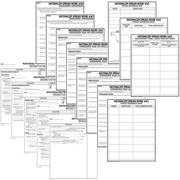 Nationalism Pre WWI Guided Notes PowerPoints, Digital Learning, Google, & Print - preview 2