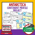 Antarctica Project Activity Pages, World Geography, Digital Distance Learning - preview 1