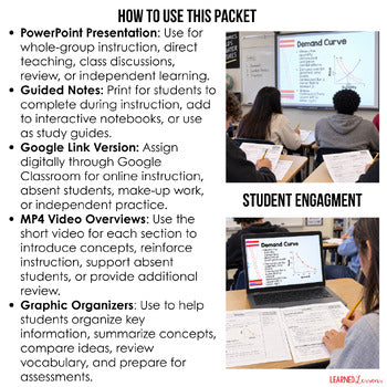 Demand Guided Notes & PowerPoint, Economic Notes, Digital Learning - preview 3