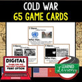 Cold War Game Cards, World History Test Prep, Print & Digital Learning, Google - preview 1