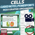 Cells Guided Notes PowerPoints NGSS, Life Science Guided Notes - preview 1