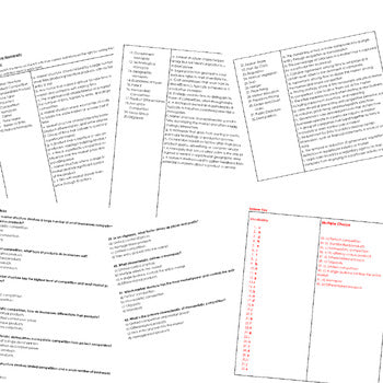Market Structures Assessments, Economics Tests, Economics Quizzes - preview 2