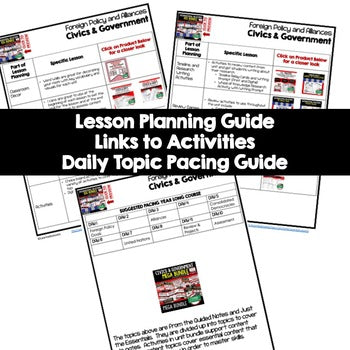 Foreign Policy Lesson Plan Guide Civics Government - preview 2