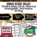 Indus River Valley Timeline Writing, Print, Digital Learning, & Google - preview 1