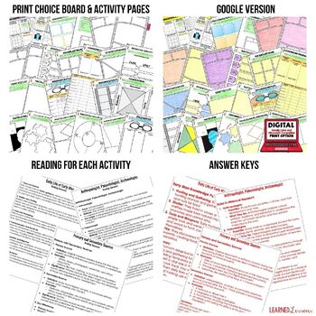 World History Renaissance & Reformation Choice Board Activities | Google - preview 2