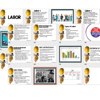 Labor Guided Notes & PowerPoint, Economic Notes - preview 4