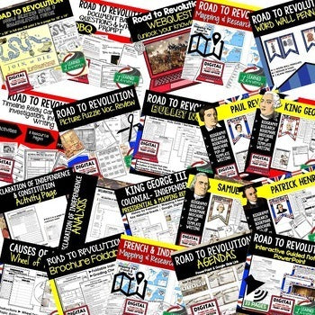Road to the American Revolution Bundle | U.S. History Activities Print & Digital - preview 2