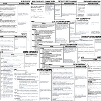 Economic Performance DBQ Reading Comprehension Passages & Questions - preview 2