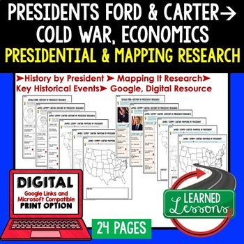 President Ford and Carter Research & Mapping Print and Digital Google - preview 1