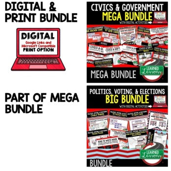 Politics, Voting, Elections Agenda PowerPoint & Google Slides Civics Agenda - preview 2