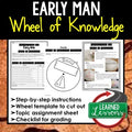Early Man Activity, Wheel of Knowledge (Interactive Notebook) - preview 1