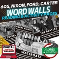 1960s & Nixon Presidency Word Wall Activity Pages U.S. History Word Wall - preview 1