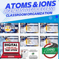 Atoms Agenda PowerPoint & Google Slides, Earth Science Agenda - preview 1