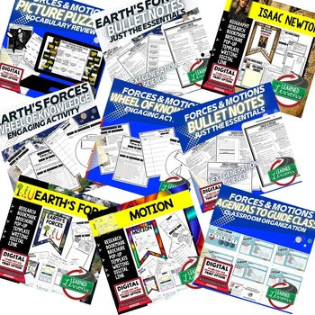 Forces & Motion Bundle | Physical Science Curriculum | NGSS Print & Digital - preview 3