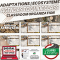 Adaptations Agenda PowerPoint & Google Slides, Life Science Agenda - preview 1