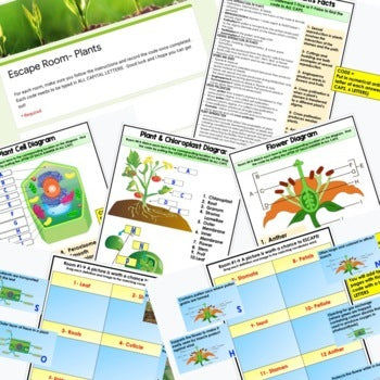 Life Science Digital Escape Room Bundle | NGSS Science Review Games | Printable - preview 3