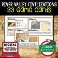 River Valley Civilizations Game Cards, Print, Digital Learning, & Google - preview 1