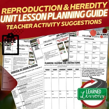 Reproduction Lesson Plan Guide | NGSS Life Science Curriculum - preview 1