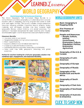 Learned Lessons Social Studies and Science Catalog of Resources - preview 2