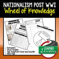Nationalism Post WWI Activity, Wheel of Knowledge (Interactive Notebook) - preview 1