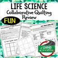 Life Science Collaborative Quilt, Classroom Display, Collaborative Poster - preview 1