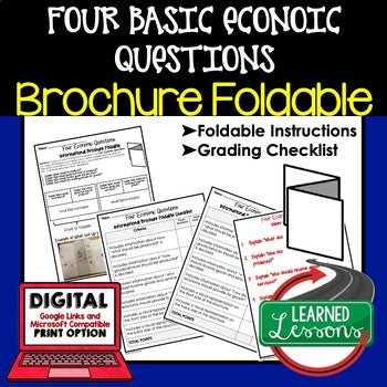 Four Factors of Production Activity Foldable, Economics Curriculum - preview 1
