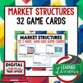 Market Structures GAME CARDS, Economics Activity - preview 1
