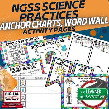 NGSS Science & Engineering Practices Posters | Word Wall & Classroom Decor - preview 1