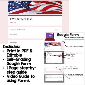 Civics Assessments Bundle | Government Tests, Quizzes & Google Forms - preview 3