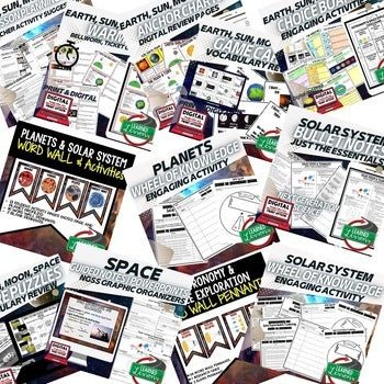 Astronomy Bundle | Earth, Sun, Moon & Planets Curriculum | NGSS Print & Digital - preview 2
