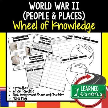 WWII Activity, Wheel of Knowledge (Interactive Notebook) - preview 1