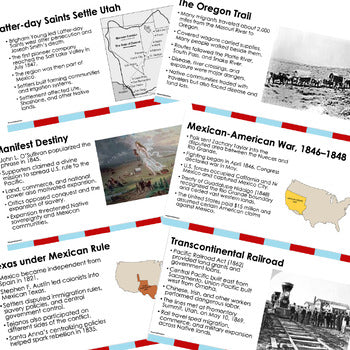 Manifest Destiny Guided Notes & PowerPoints American History Google - preview 4