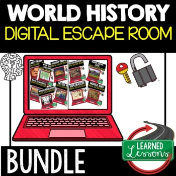 Ancient World History Digital Escape Room Ancient Civilization Activity - preview 1