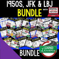 1950s, JFK & LBJ U.S. History Bundle | Cold War Activities | Print & Digital - preview 1