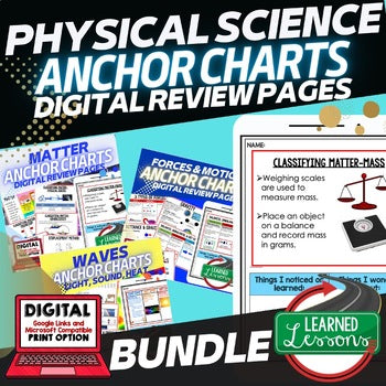 Forces & Motion Anchor Charts, Posters, Physical Science Anchor Charts - preview 4