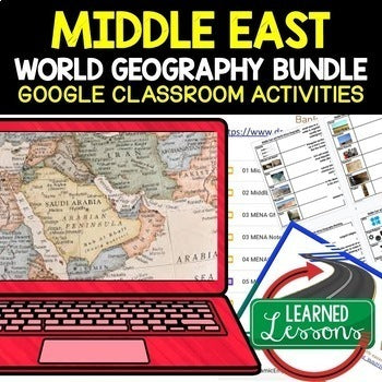 Middle East & North Africa Geography Bundle | Maps, Activities & Projects - preview 4