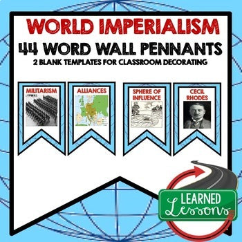 World Imperialism Word Wall World History Word Wall World History Posters - preview 1