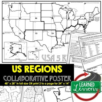 US REGIONS Collaborative Poster, US REGIONS MAPPING Activity US REGIONS Research - preview 2
