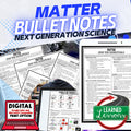 Matter Outline Notes, Matter Bullet Notes, Physical Science Bullet Notes - preview 1