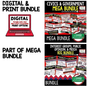 Interest Groups & Media Agenda PowerPoint & Google Slides Civics Agenda - preview 2