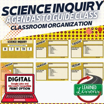 Science Inquiry Agenda PowerPoint & Google Slides, Physical Science Agenda - preview 1