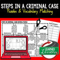 Steps in Criminal Case Activity Puzzle (Print and Google), Digital Learning - preview 1