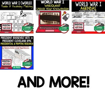 World War I BUNDLE, American History Bundle, Print, Digital, & Google - preview 4
