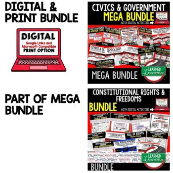 Constitutional Rights & Freedoms Agenda PowerPoint & Google Slides Civics Agenda - preview 2