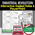 Industrial Revolution Guided Notes & PowerPoints, Digital and Print - preview 1