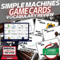 Simple Machines Game Cards, Test Prep, Physical Science Vocabulary Activity - preview 1