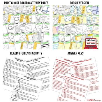 World War I (WWI) Activities, Choice Board, Print & Google World History - preview 2